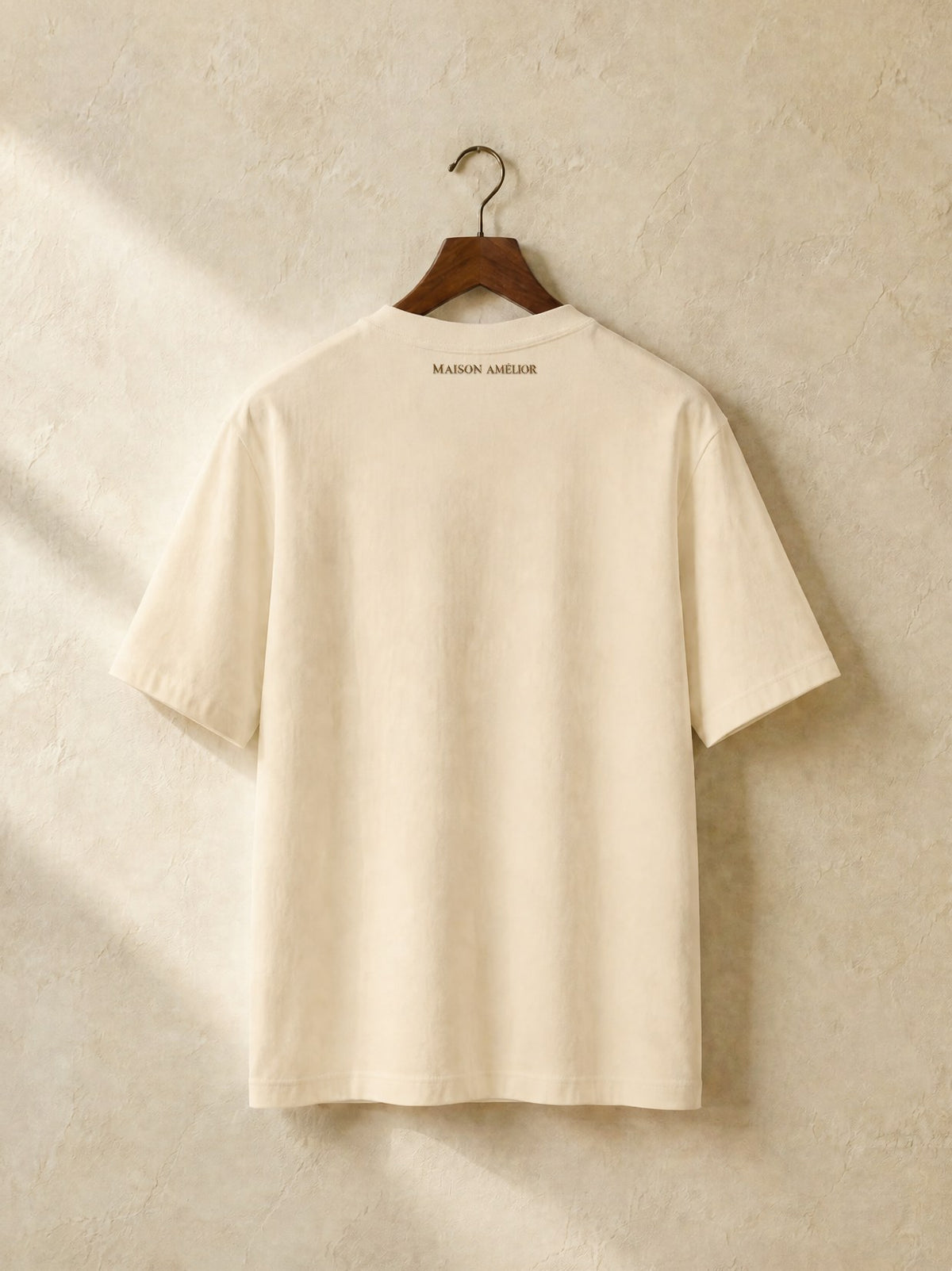 Le T-Shirt Lourd Homme — Cream — Back