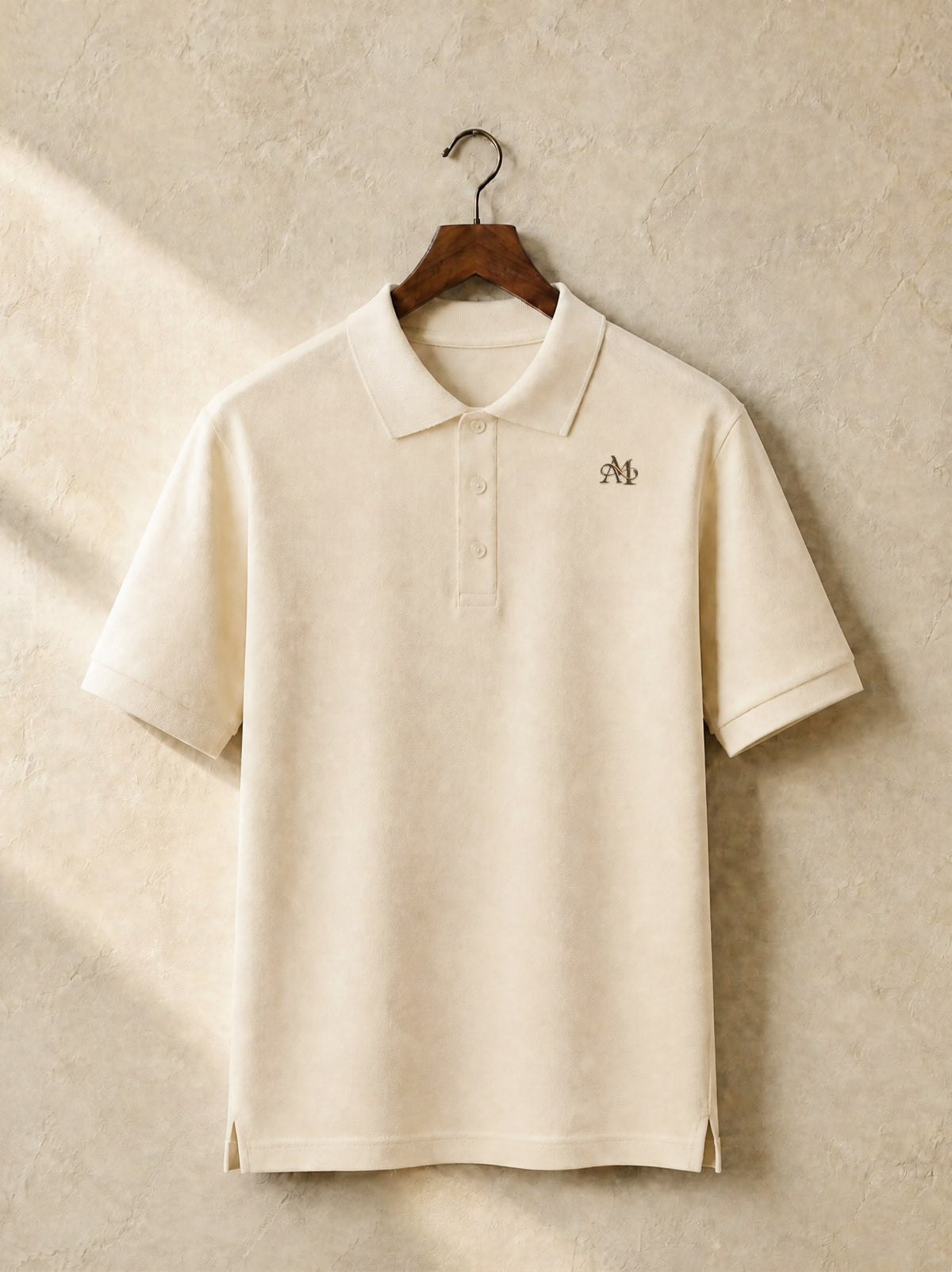 Le Polo Piqué Homme — Cream