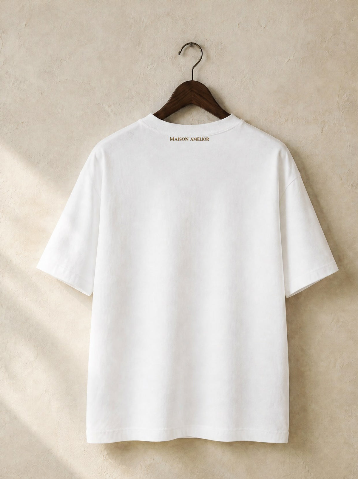 Le T-Shirt Lourd Femme — White — Back