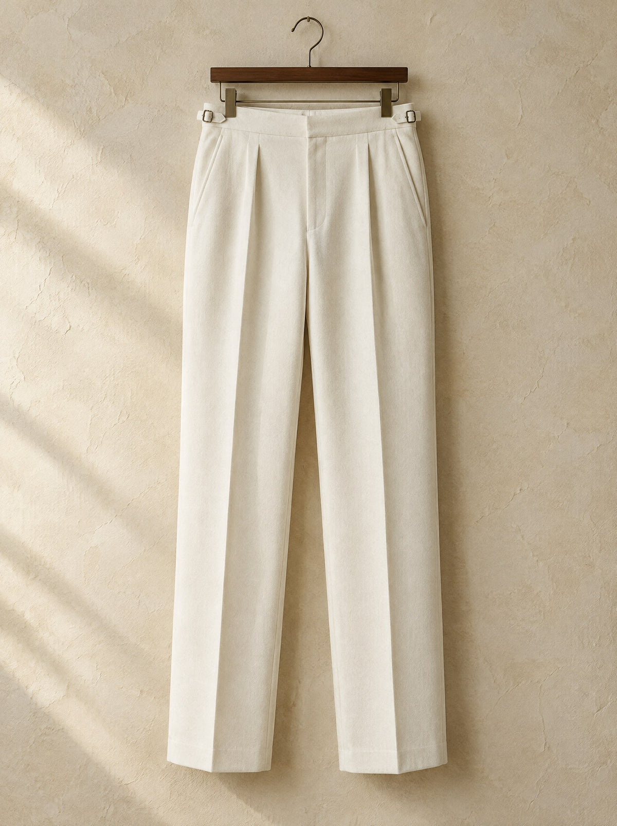Le Pantalon à Pinces — White