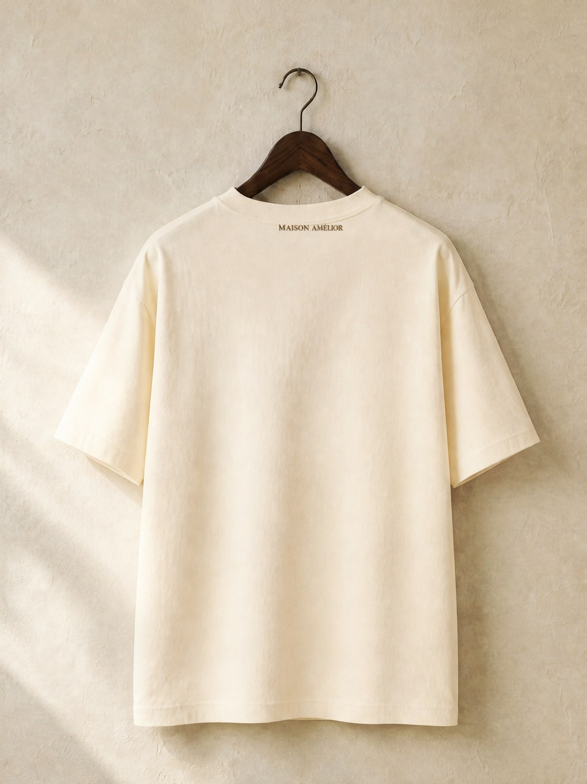 Le T-Shirt Lourd Femme — Cream — Back