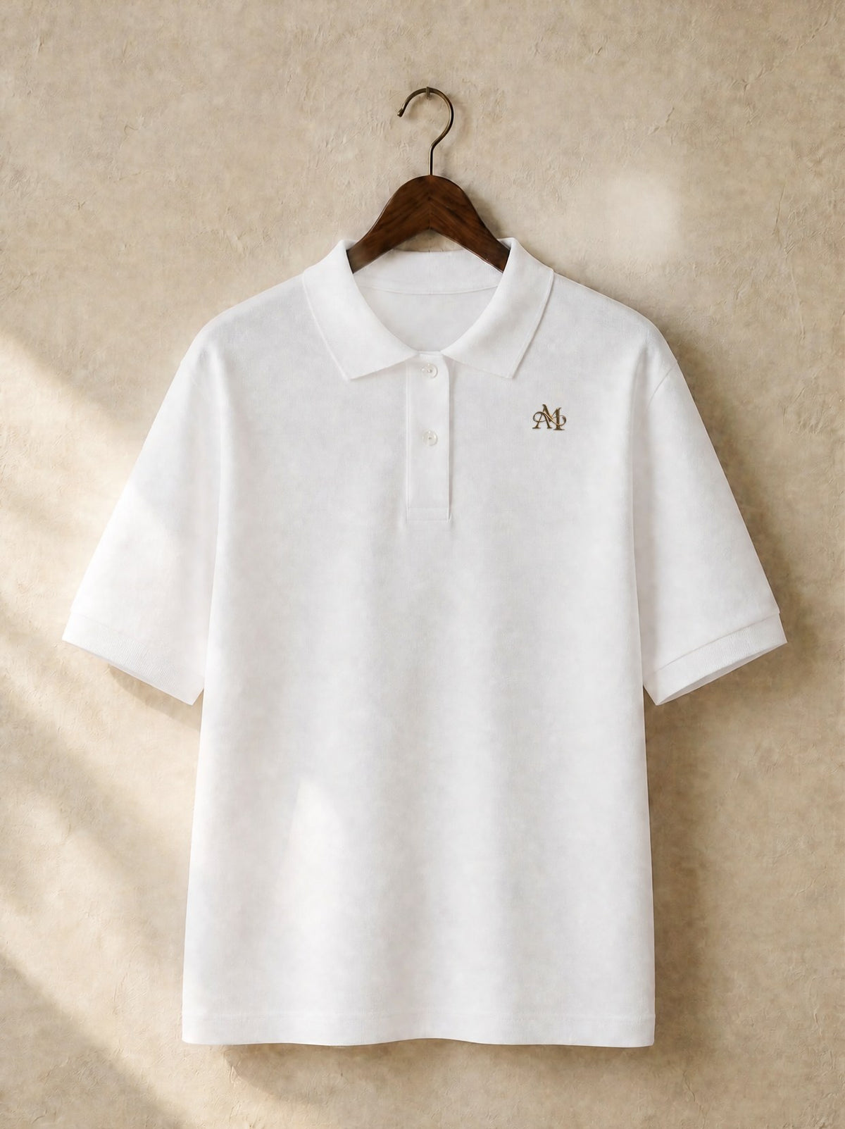 Le Polo Piqué Femme — White
