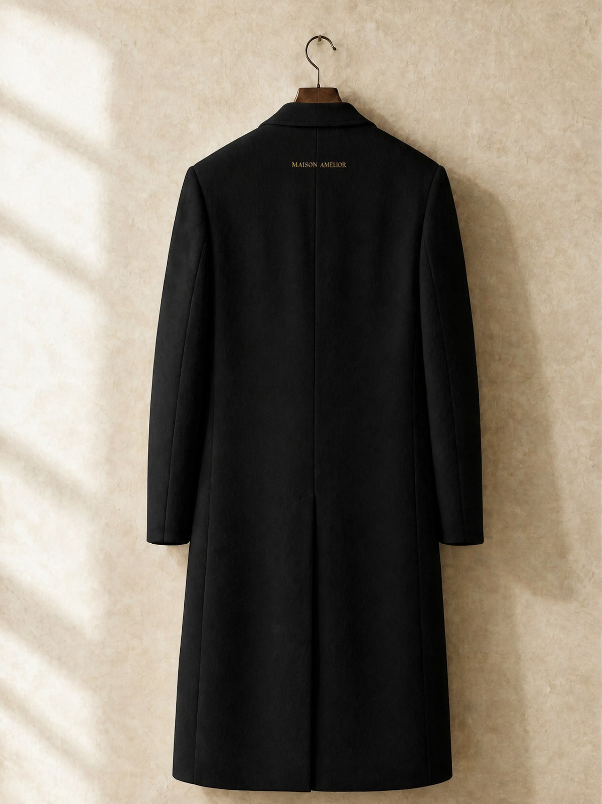Le Pardessus — Black — Back