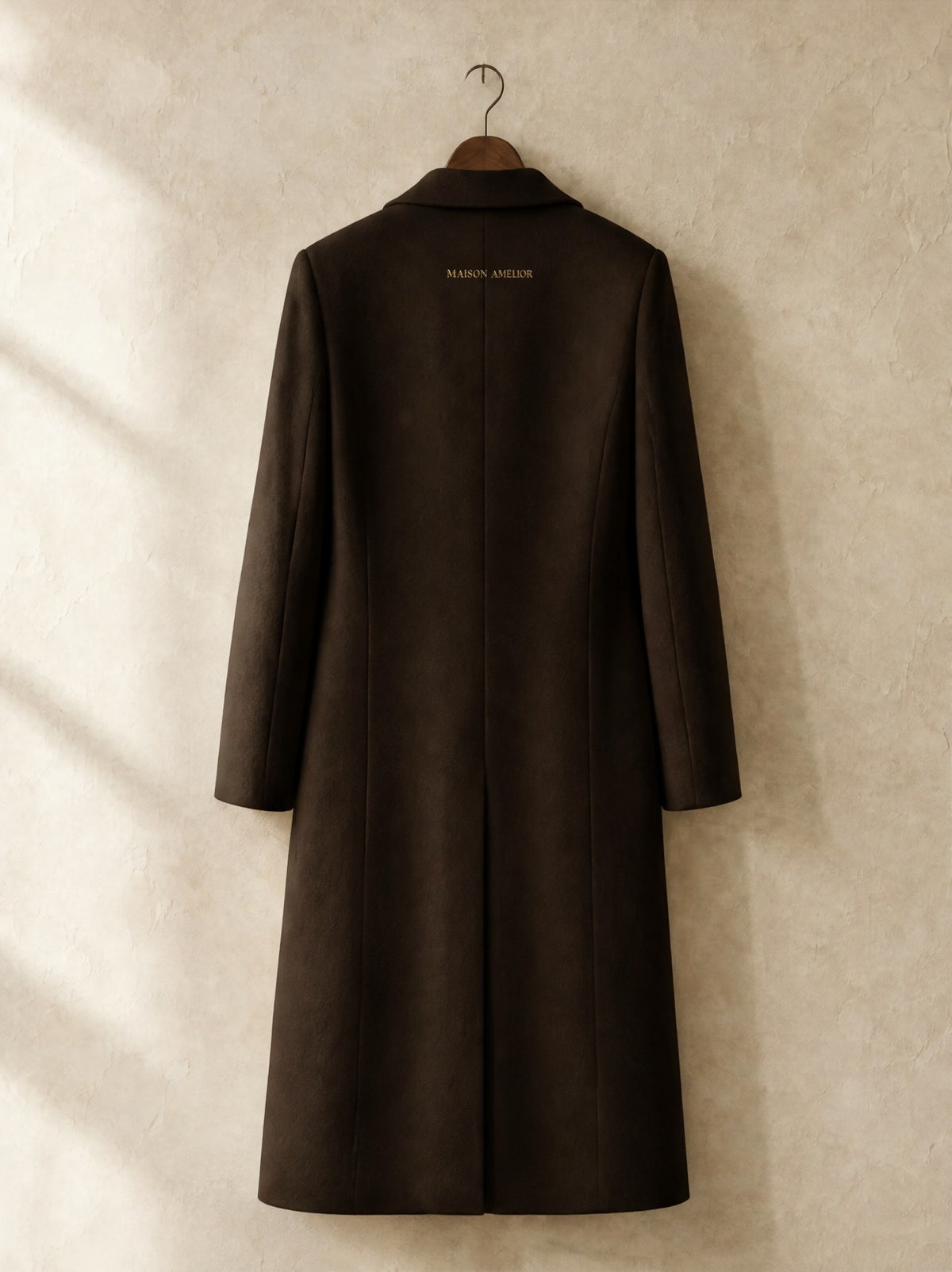 Le Manteau Croisé — Brown — Back