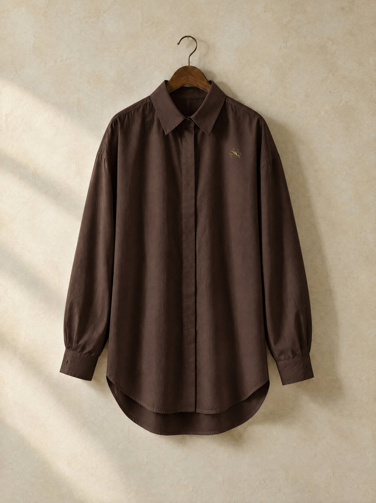 La Chemise Oversize — Brown