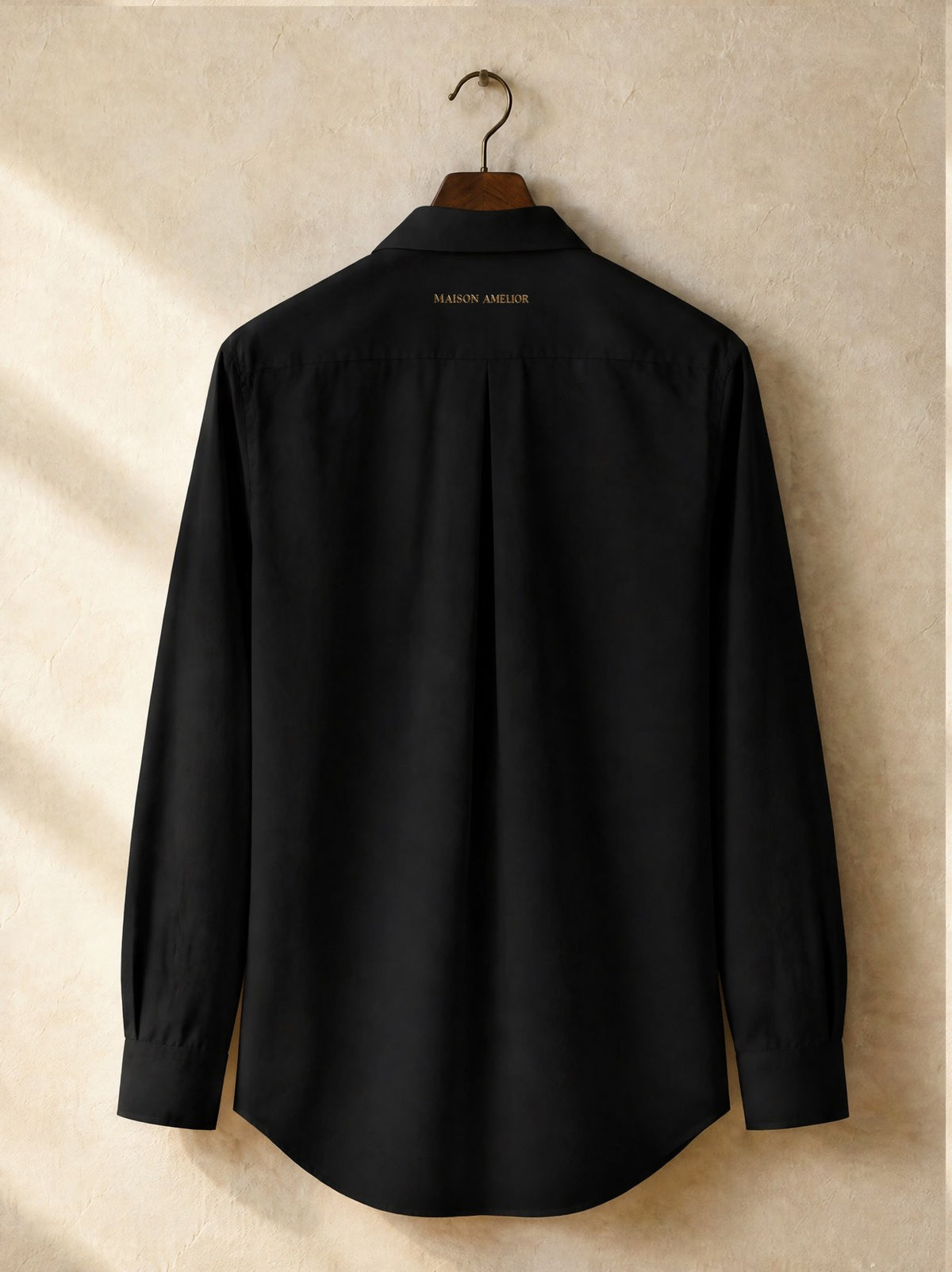 La Chemise Classique — Black — Back