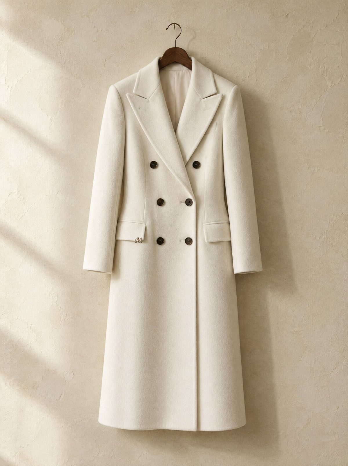 Le Manteau Croisé — White