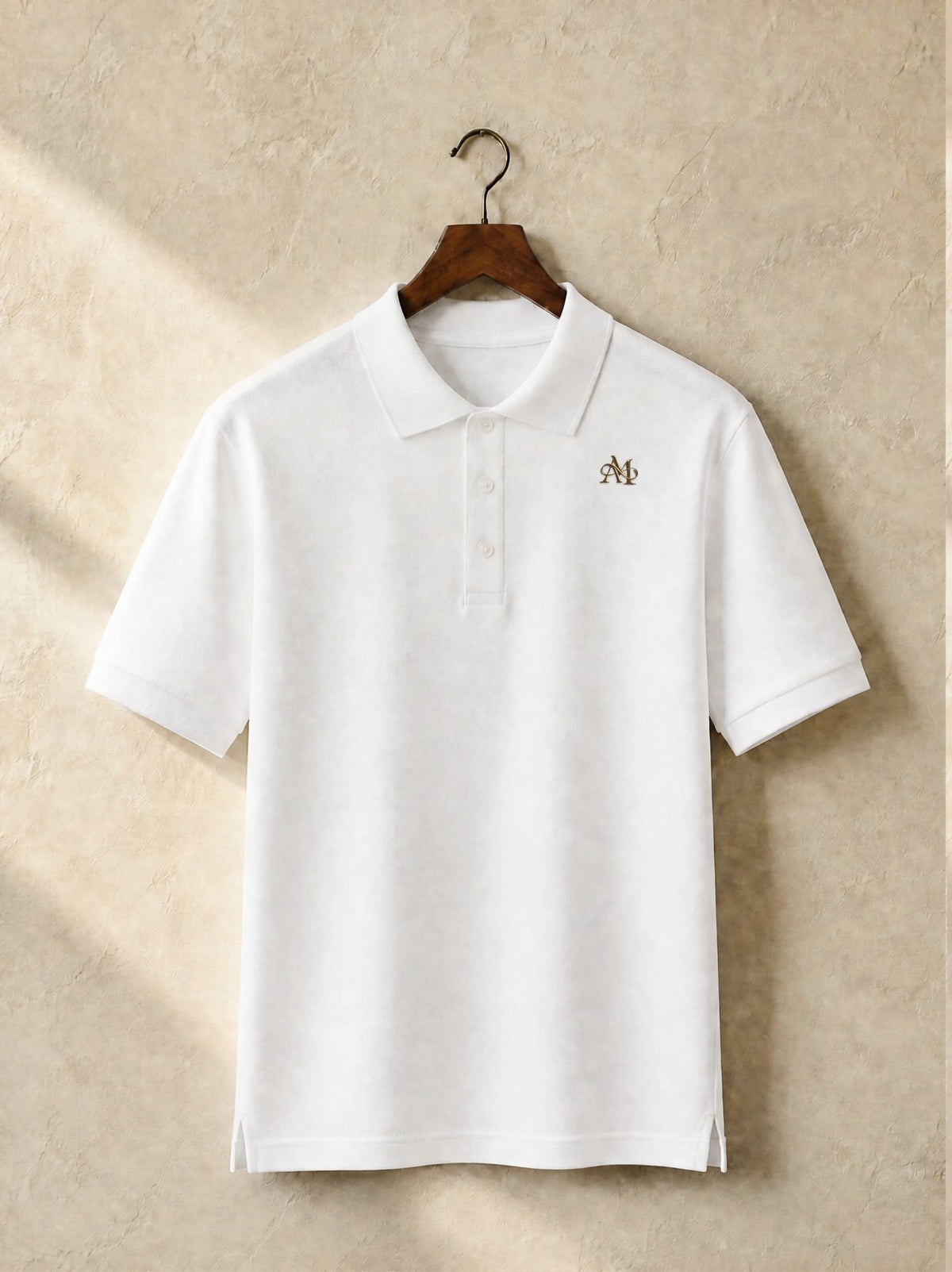 Le Polo Piqué Homme — White